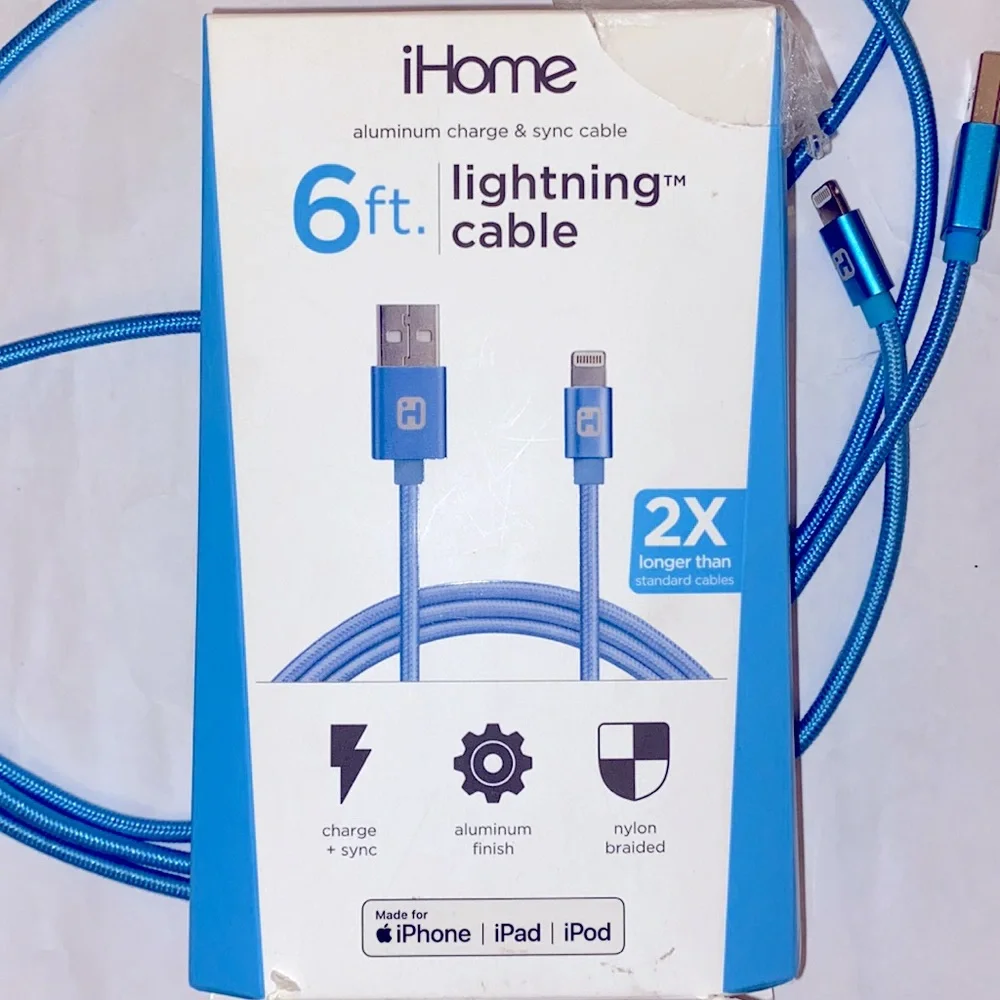 ONLY ONE! Lightning Cable (6 Feet)